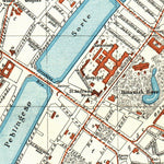 Waldin Copenhagen City Map, 1910 digital map