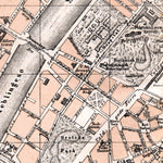 Waldin Copenhagen (Kjöbenhavn, København) town plan, 1913 digital map