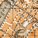 Waldin Copenhagen (Kjöbenhavn, København) town plan, 1931 digital map