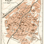 Waldin Douai city map, 1909 digital map