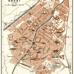 Waldin Douai city map, 1913 digital map
