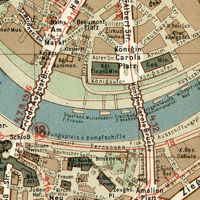 Waldin Dresden City Map [1910-1911] digital map