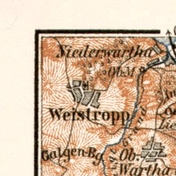 Waldin Dresden environs map, 1911 digital map