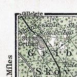 Waldin Dyrehave and environs map (Jægersborg Dyrehave in Copenhagen), 1931 digital map