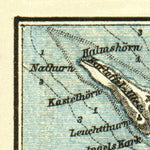 Waldin East Friesland and Helgoland map, 1887 digital map