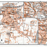 Waldin Eger (Cheb), town plan, 1911 digital map