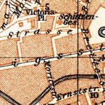 Waldin Elberfeld (now part of Wuppertal) city map, 1905 digital map