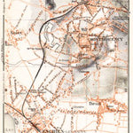 Waldin Enghien-les-Bains and Montmorency map, 1931 digital map