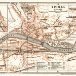 Waldin Épinal city map, 1909 digital map