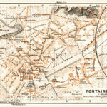 Waldin Fontainebleau city map, 1931 digital map