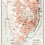 Waldin Halifax town plan, 1907 digital map