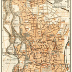 Waldin Halle city map, 1906 digital map