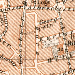 Waldin Halle (Saale) city map, 1911 digital map