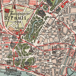 Waldin Hamburg and Altona City Map, 1912 digital map