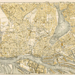 Waldin Hamburg and Altona city map, about 1902 digital map