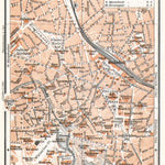Waldin Hannover central part map, 1906 digital map