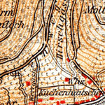 Waldin Heidelberg and environs map, 1905 digital map