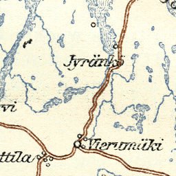 Waldin Heinola town plan with Mankala rapids area (to Lahti), 1914 digital map