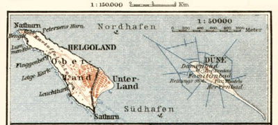 Waldin Helgoland map, 1911 digital map