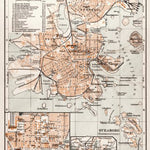 Waldin Helsinki (Helsingfors) town plan, 1929 digital map