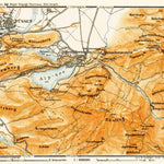 Waldin Hohenschwangau environs map, 1906 digital map
