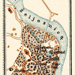 Waldin Ilidža (Ilidže) town plan, 1913 digital map