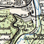Waldin Innsbruck and environs, 1911 (1:85,000 scale) digital map