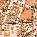 Waldin Karlsruhe city map, 1909 digital map