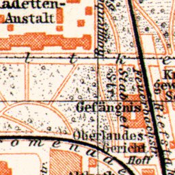 Waldin Karlsruhe map, 1906 digital map