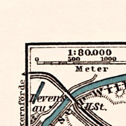 Waldin Kiel environs map, 1911 digital map