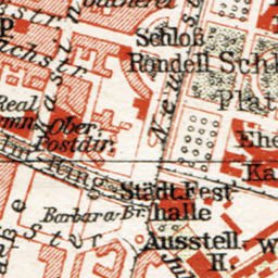 Waldin Koblenz city map, 1927 digital map