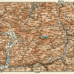 Waldin Königssee and environs, Salzach and Salzach Valley, 1906 digital map