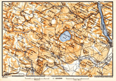 Waldin Laacher See and environs map, 1905 digital map
