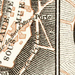 Waldin Langres city map, 1909 digital map