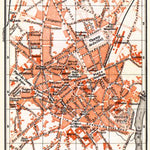 Waldin Limoges city map, 1885 digital map