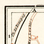 Waldin Limoges city map, 1902 digital map