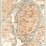 Waldin Lübeck city map, 1911 digital map