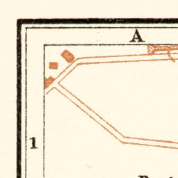 Waldin Malines (Mechelen) town plan, 1909 digital map
