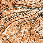 Waldin Map of the environs of Baden (Baden-Baden), 1909 digital map
