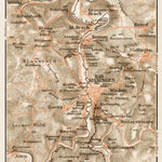 Waldin Map of the environs of Kissingen, 1909 digital map