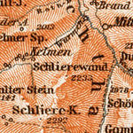 Waldin Map of the environs of Reutte and Imst, 1909 digital map