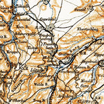 Waldin Map of Thuringia (Thüringen), 1906 digital map