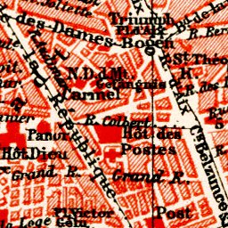 Waldin Marseille city map, 1904 digital map