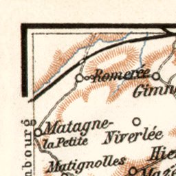 Waldin Meuse River Valley map, 1909 digital map