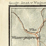 Waldin Mödling and Baden (bei Wien) district, 1911 digital map