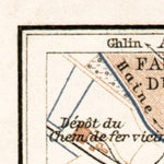 Waldin Mons town plan, 1909 digital map