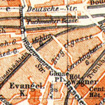 Waldin Mülhausen (Mulhouse) city map, 1906 digital map