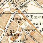 Waldin Neisse town plan, 1911 digital map