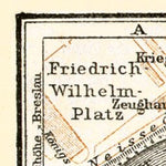 Waldin Neisse town plan, 1911 digital map