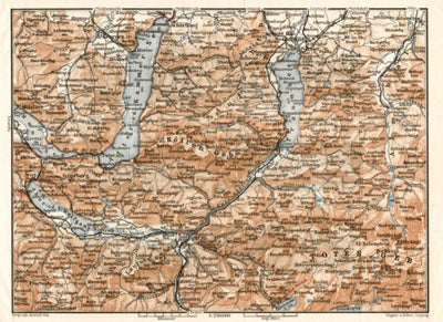 Waldin North Salzkammergut, 1913 digital map